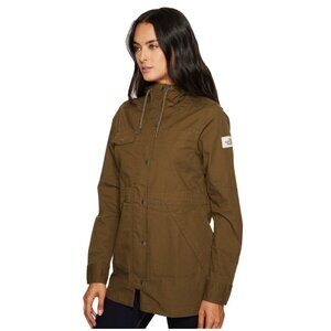 The North Face Utility Hooded Jacket Sardenia Green Army Canvas Size Small